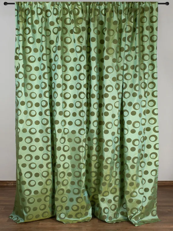 Κουρτίνα 082 (300cm x 275cm) με τρέσα βεραμάν