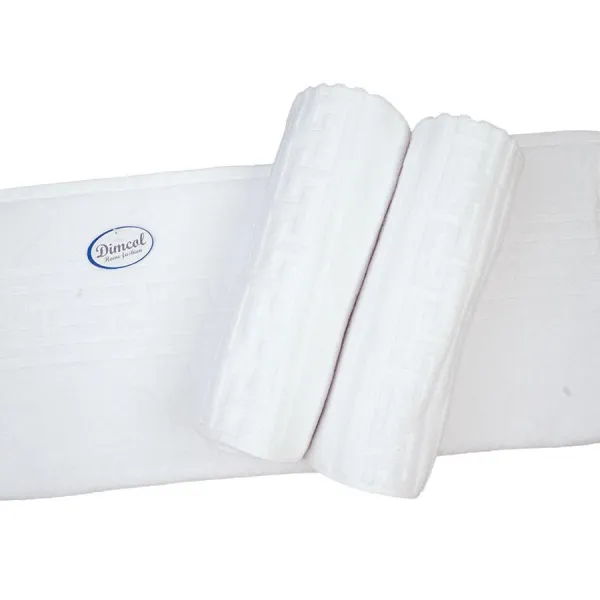 Ξενοδοχειακή Πετσέτα 500 gr/m² Jacquard Μαίανδρος 50X100 Λευκό 100% Cotton