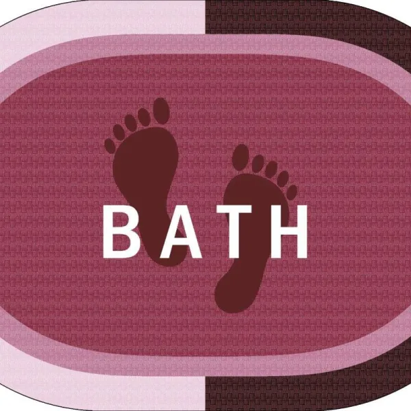 Πατάκι Μπάνιου Oval Αντιολισθητικό Bath 50X70 Rotten Apple 100% Polyester