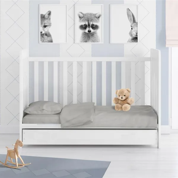 ΚΑΤΩΣΕΝΤΟΝΟ ΜΕ ΛΑΣΤΙΧΟ bebe Solid 496 0,70X1,40X0,15 Elephant Cotton 100%