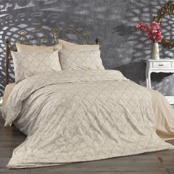 ΠΑΠΛΩΜΑΤΟΘΗΚΗ ΕΜΠΡΙΜΕ 160Χ240 Οφηλία 275 Beige Cott/Pol 70/30