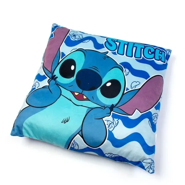 Προϊόν Βελούδινο Μαξιλάρι Disney Home Stitch 09 38X38 Blue 100% Velboa Εικόνα