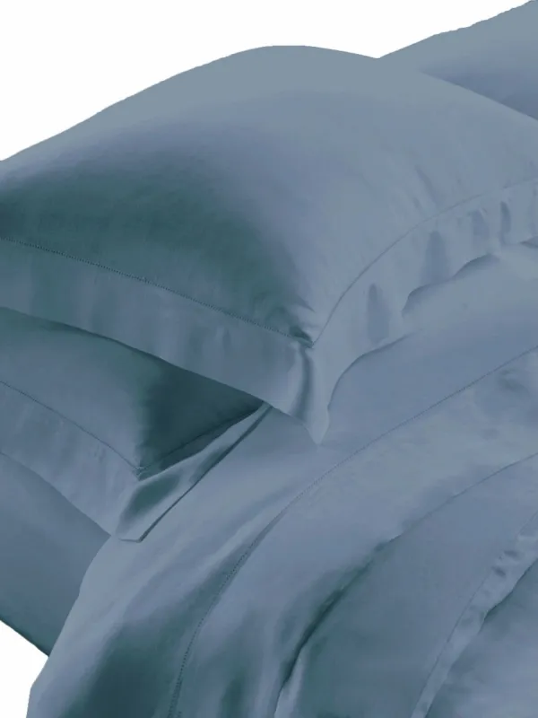 AZUR NEW GREY8 ΣΕΤ ΣΕΝΤONIA ΥΠΕΡΔΙΠΛΑ  240Χ270CM 2*50X70CM 100% COTTON SATIN 230TC