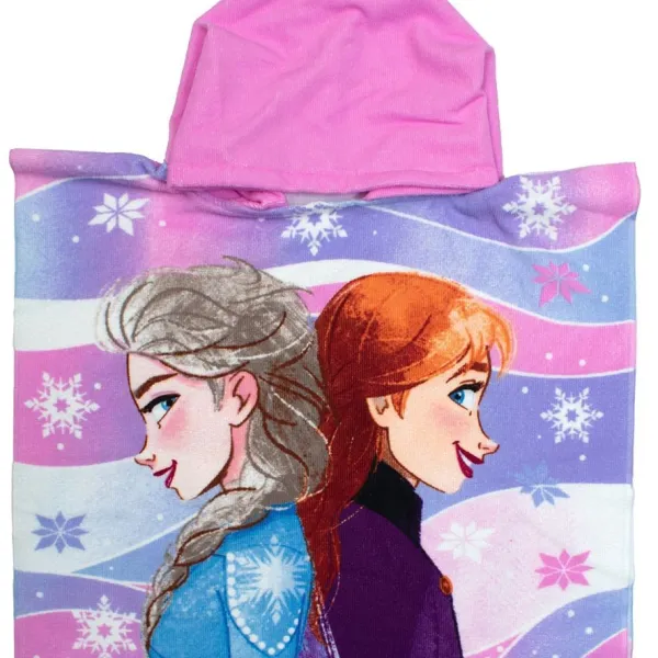 Πόντσο Θαλάσσης Quick Dry Disney Home Frozen 199 50X100 Lilac 100% Microfiber