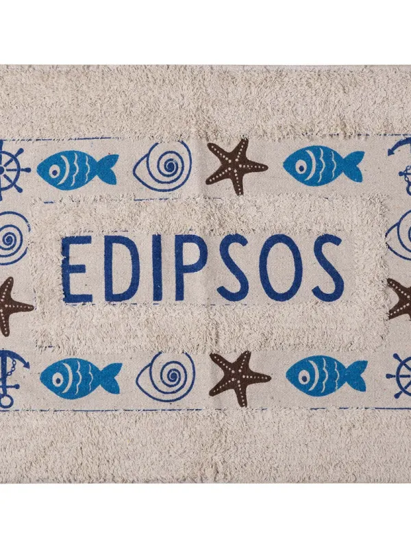 Πατάκι ψάρι EDIPSOS (50cm x 80cm) μπλέ
