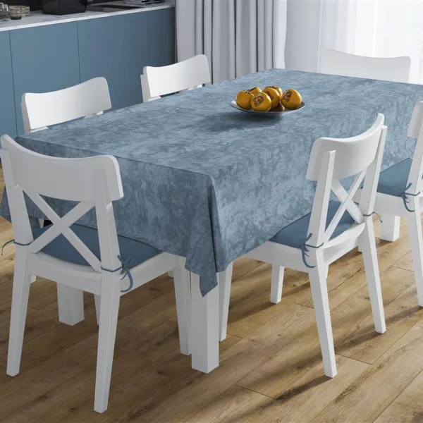 ΑΛΕΚΙΑΣΤΟ ΣΕΤ 2 τεμ (ΤΡΑΠ/ΛΟ 140X220 & ΤΡΑΒΕΡΣΑ 40X220) Panama Shadow Petrol 70/30 Cott/Pol