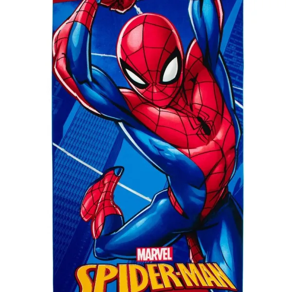 Πετσέτα Θαλάσσης Quick Dry Marvel Spider-Man 184 70X140 Blue 100% Microfiber