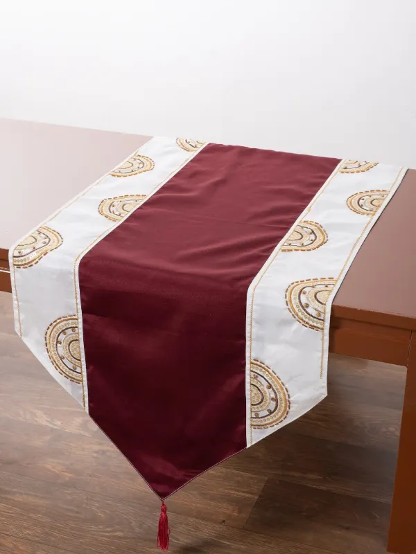 Τραβέρσα (50cm x 145cm) 612 ΧΜ-45 Μπορντώ