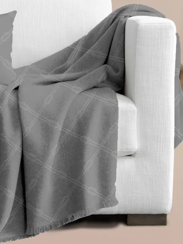 NAUTICA  D.GREY ΡΙΧΤΑΡΙ ΠΟΛΥΘΡΟΝΑΣ 180x180cm 100% COTTON