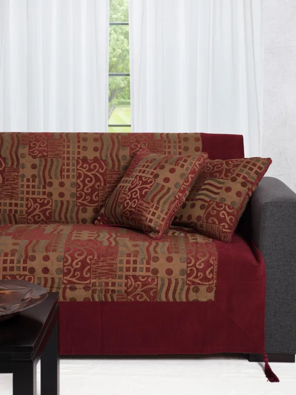 Προϊόν ΡΙΧΤΑΡΙΑ 602 πυκνό (150cm x 180cm) μπορντώ Εικόνα