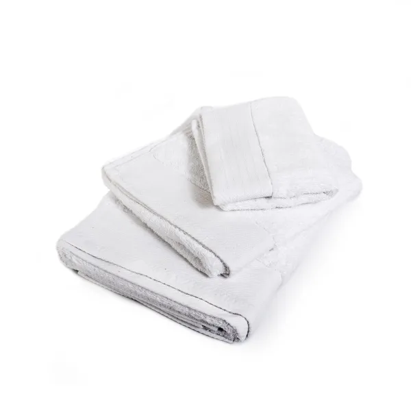 Πετσέτα Πενιέ 500 gr/m² Σετ 3 τεμ 40X60,50X100,80X150 ΛΕΥΚΟ Cotton 100%