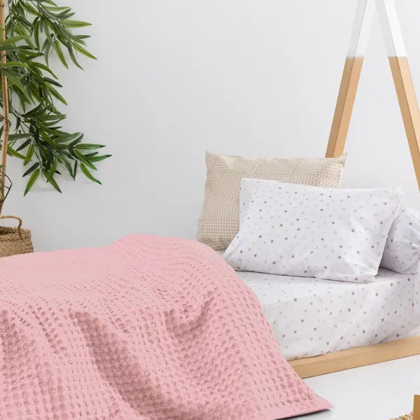 Κουβέρτα Πικέ Κούνιας Baby Blankets 100x150 MARCIE PINK
