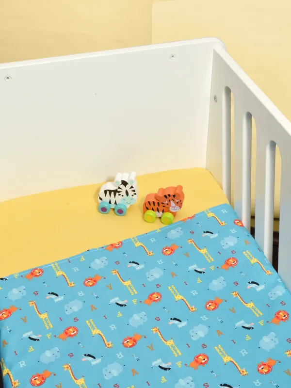 Σεντόνια Λίκνου Σετ 2 τεμ. 80x100cm 100% Βαμβάκι Design 216 Oliver Baby