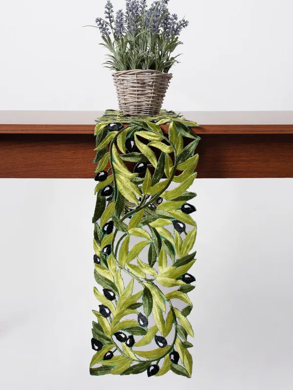 Τραβέρσα 2352 (20cm x 220cm) μαύρη ελιά