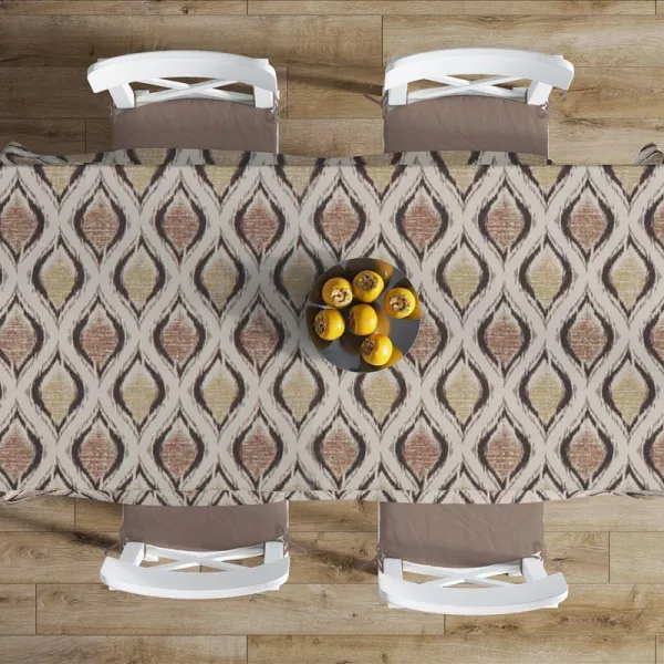 Καρέ Αλέκιαστο 90X90 Cyclops 460 Beige 70/30 Cott/Pol