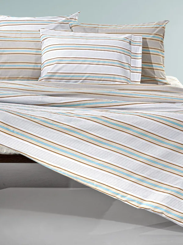 Προϊόν Σετ 4τμχ Σεντόνια Pinstripe Natural με Λάστιχο Εικόνα