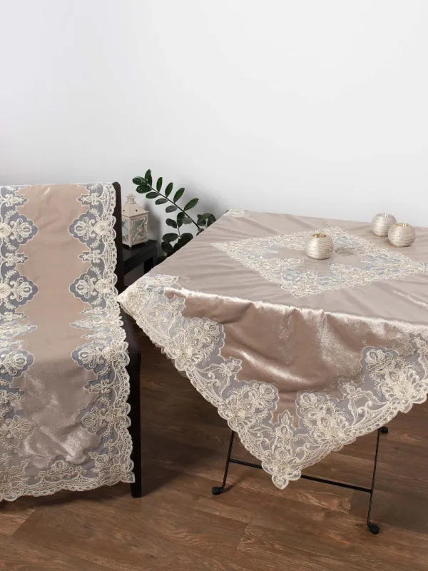 τραβέρσα (40cm X 110cm)  YL169-14B μπεζ