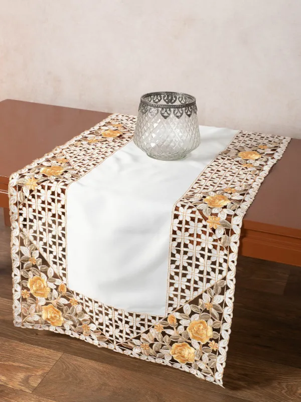 Σατέν κοφτή τραβέρσα (50cm x 150cm) 081 κίτρινο