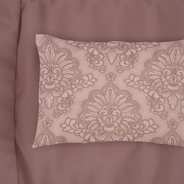 Μαξιλαροθήκη Εμπριμέ Άρτεμις 703 50X70 Dusty Rose 100% Cotton