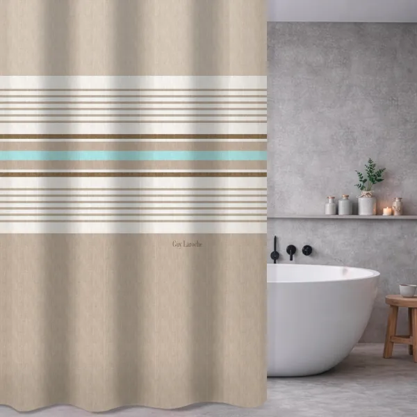 Κουρτίνα Μπάνιου Pinstripe Natural