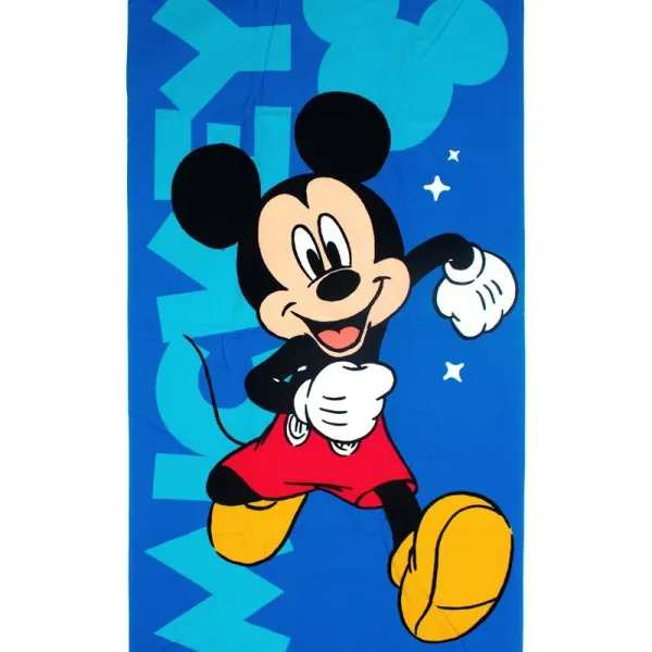 Πετσέτα Θαλάσσης Quick Dry Disney Home Mickey 540 70x140 Blue 100% Microfiber