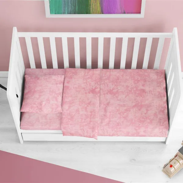 Κατωσέντονο με Λάστιχο bebe Premium Shadow 617 0,70X1,40X0,15 Pink 100% Cotton