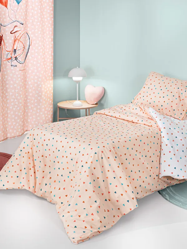 Προϊόν Σετ 3τμχ Παιδικά Σεντόνια Amore Pink με Λάστιχο Εικόνα