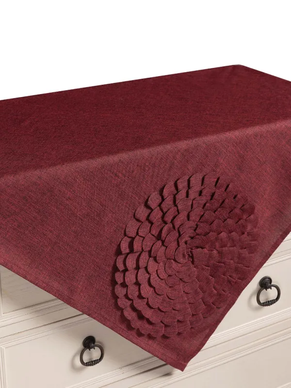 Τραπεζοκαρέ 538 (130cm x 130cm) μπορντώ 