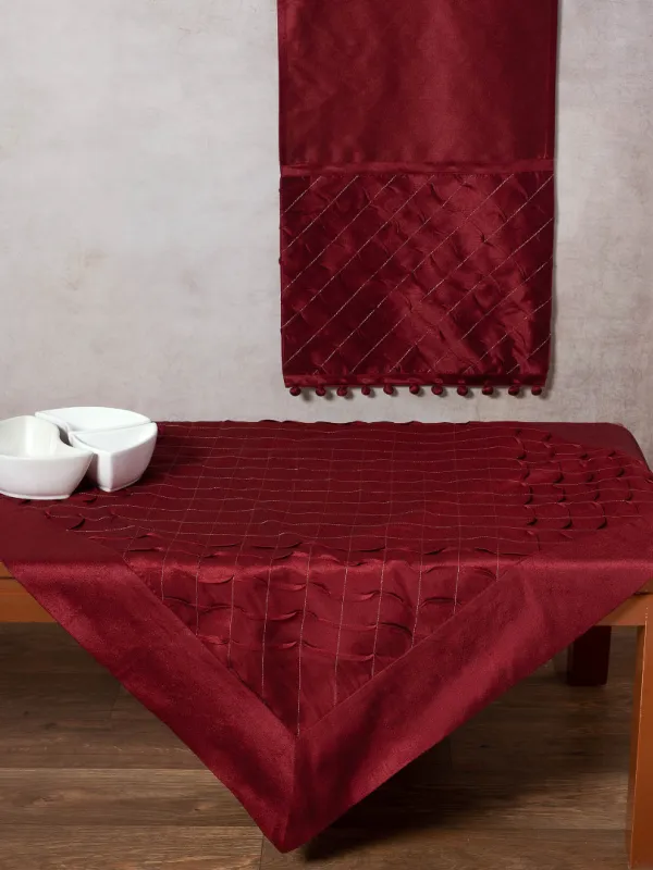 τραβέρσα (40cm X 170cm) 3874 Μπορντώ