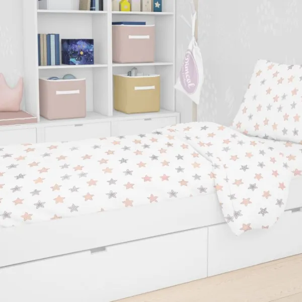 ΣΕΝΤΟΝΙΑ ΕΜΠΡΙΜΕ ΣΕΤ 2 τεμ kids Star 103 160X240 Grey Cotton 100%