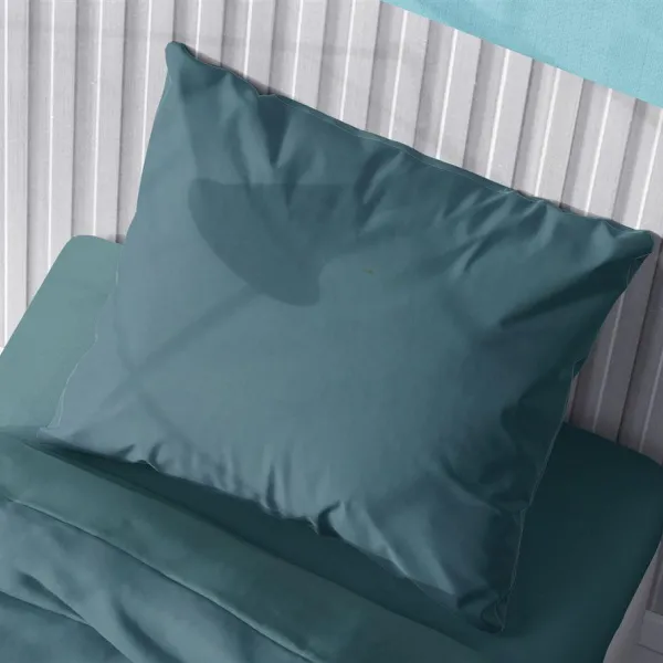 ΜΑΞΙΛΑΡΟΘΗΚΗ Solid 494 50X70 Petrol Cotton 100%