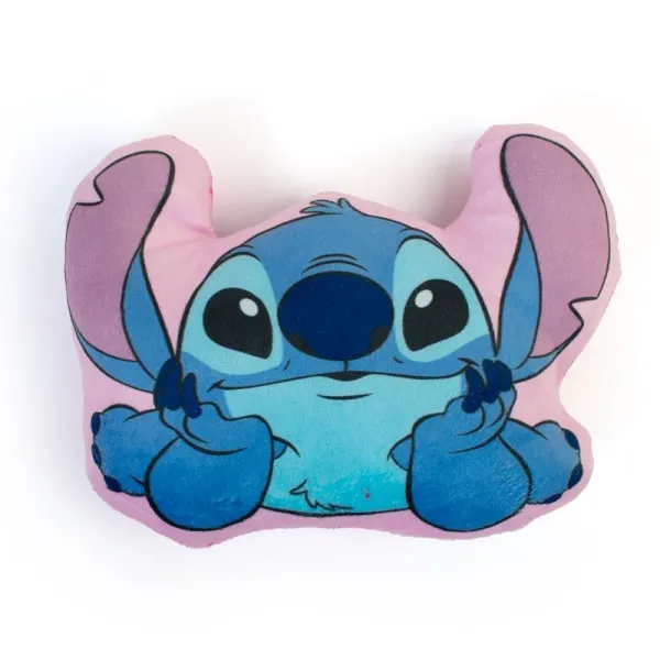 Mini Μαξιλάρι 3D AOP Disney Home Stitch 688 20 cm Pink 100% Velboa