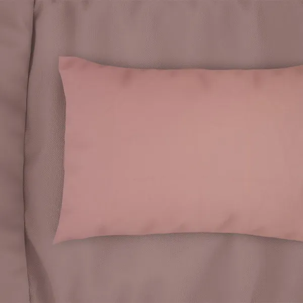 Μαξιλαροθήκη Solid 503 50X70 Dusty Rose 100% Cotton