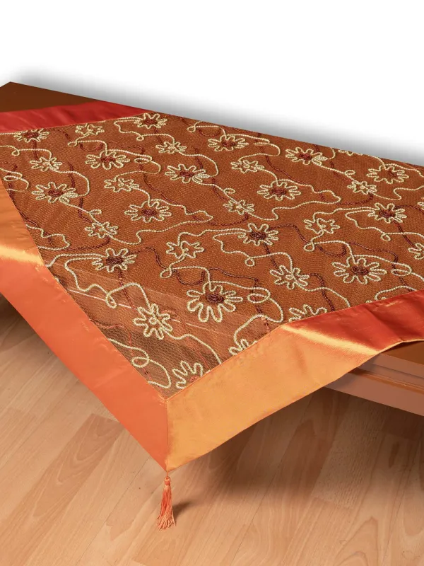 Τούλινο καρέ 7180 (85cm x 85cm) πορτοκαλί