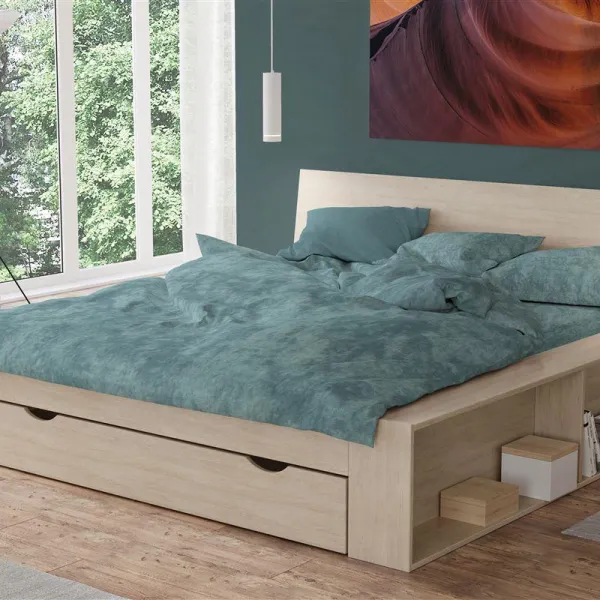 ΣΕΝΤΟΝΙ 1 τεμ Premium Shadow 616 240X270 Petrol 100% Cotton