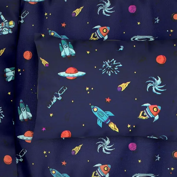 ΜΑΞΙΛΑΡΟΘΗΚΗ ΕΜΠΡΙΜΕ kids Space 189 50X70 Blue Cotton 100%